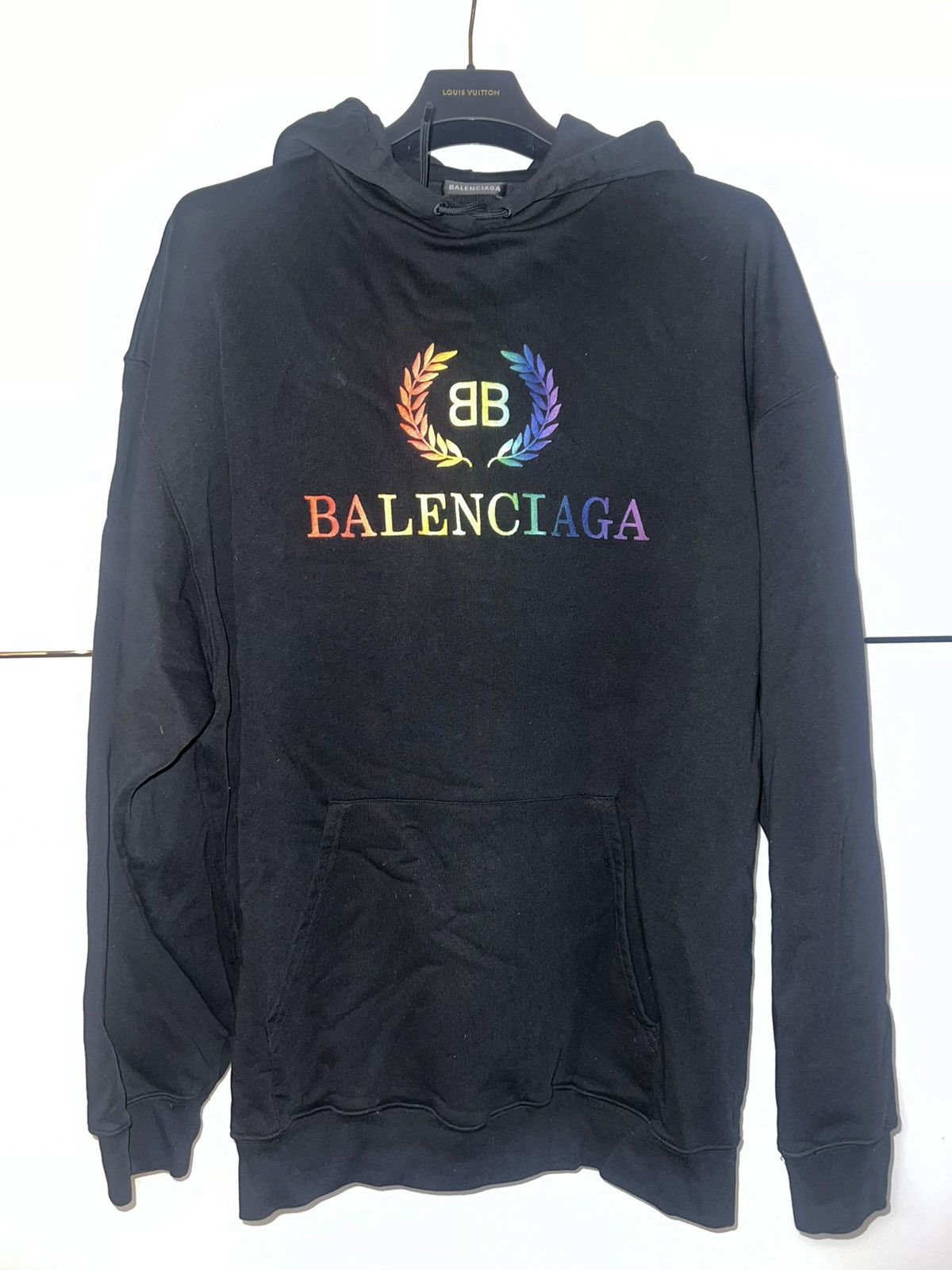 Balenciaga Balenciaga BB Logo Hoodie Size US XL / EU 56 / 4 - 2 Thumbnail