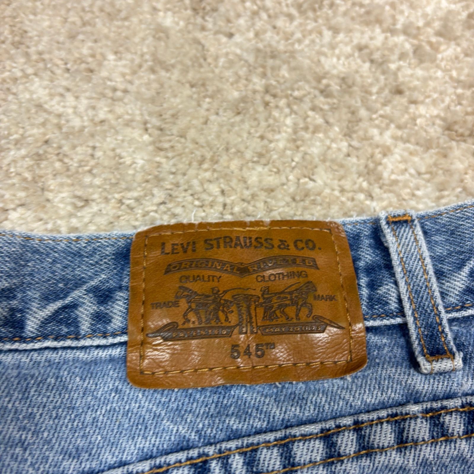 Levi's × Vintage Vintage Levi's 545 Loose Fit Jeans Men's 34x32 (32x30) Baggy Size US 32 / EU 48 - 4 Thumbnail