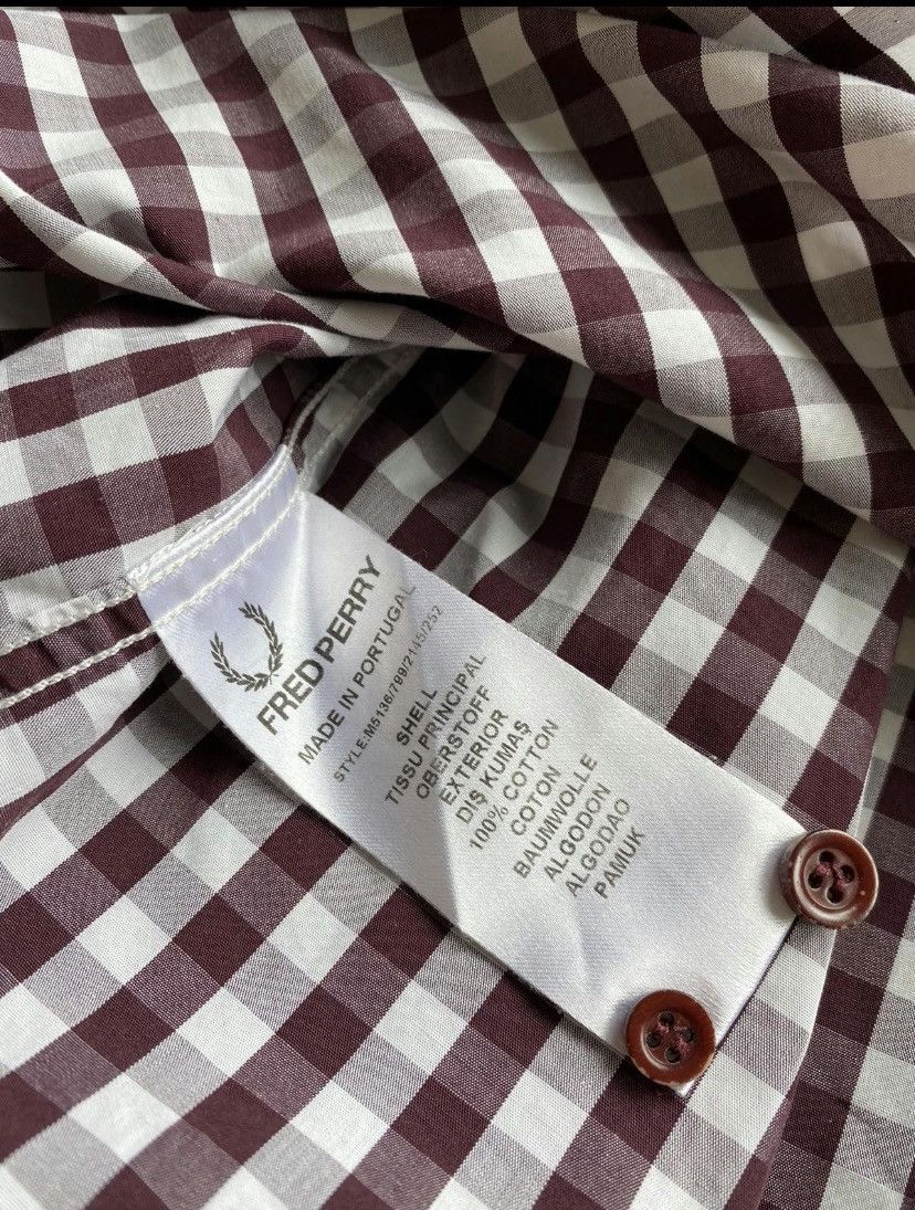 Fred Perry RARE Fred Perry check ls shirt Size US M / EU 48-50 / 2 - 6 Thumbnail
