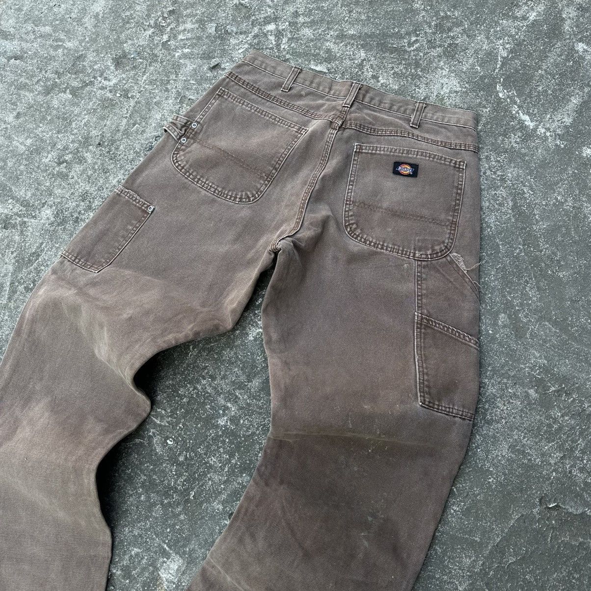 Other 34x34 Rare Crazy Vintage Faded Mocha Dickies Double Knee Size US 34 / EU 50 - 10 Thumbnail