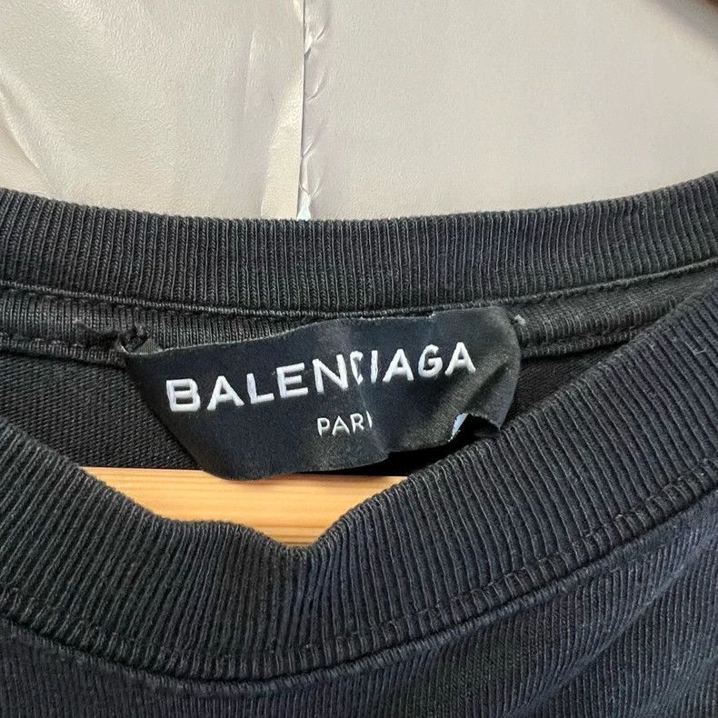 Balenciaga Balenciaga Black Cola Short Sleeve Size US S / EU 44-46 / 1 - 4 Thumbnail