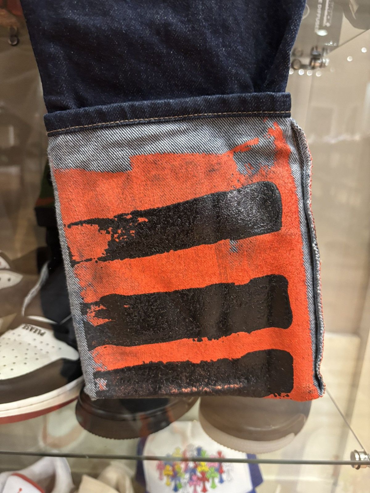 Helmut Lang Helmut Lang Dark Paint Denim Size US 28 / EU 44 - 3 Thumbnail