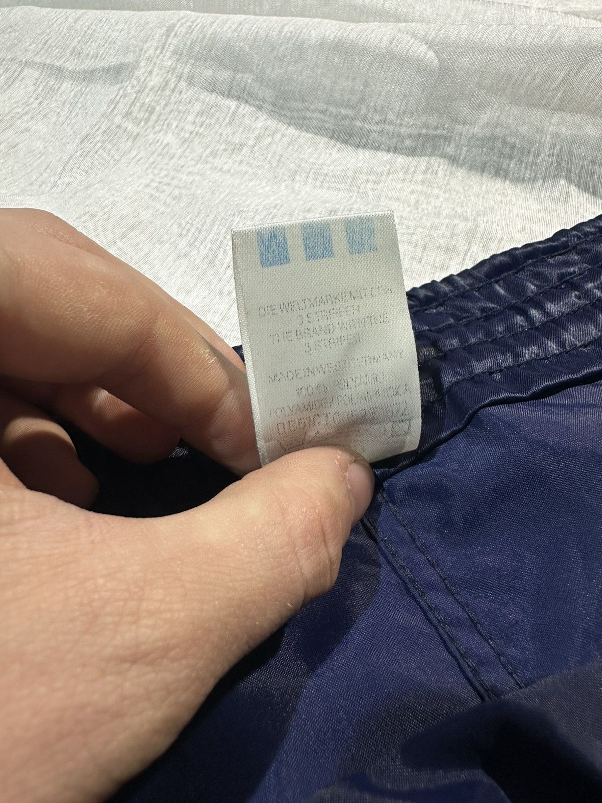 Adidas Vtg 70s Adidas Pinstripe Sprinter Shorts West in Germany Size US 34 / EU 50 - 12 Thumbnail