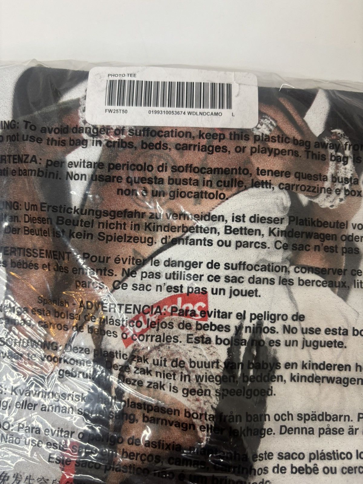 Supreme Supreme Playboi Carti Tee Woodland Camo Size Large Size US L / EU 52-54 / 3 - 7 Thumbnail