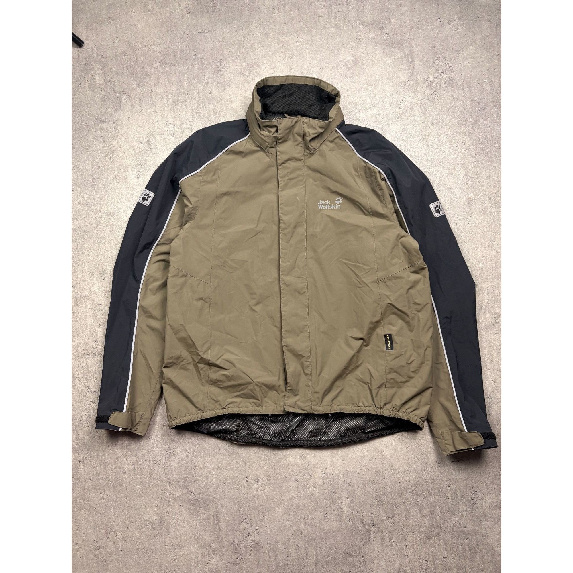 Jack Wolfskin Jack Wolfskin Texapore Outdoor Jacket - Unisex Size L - Oliv Size US L / EU 52-54 / 3 - 1 Thumbnail