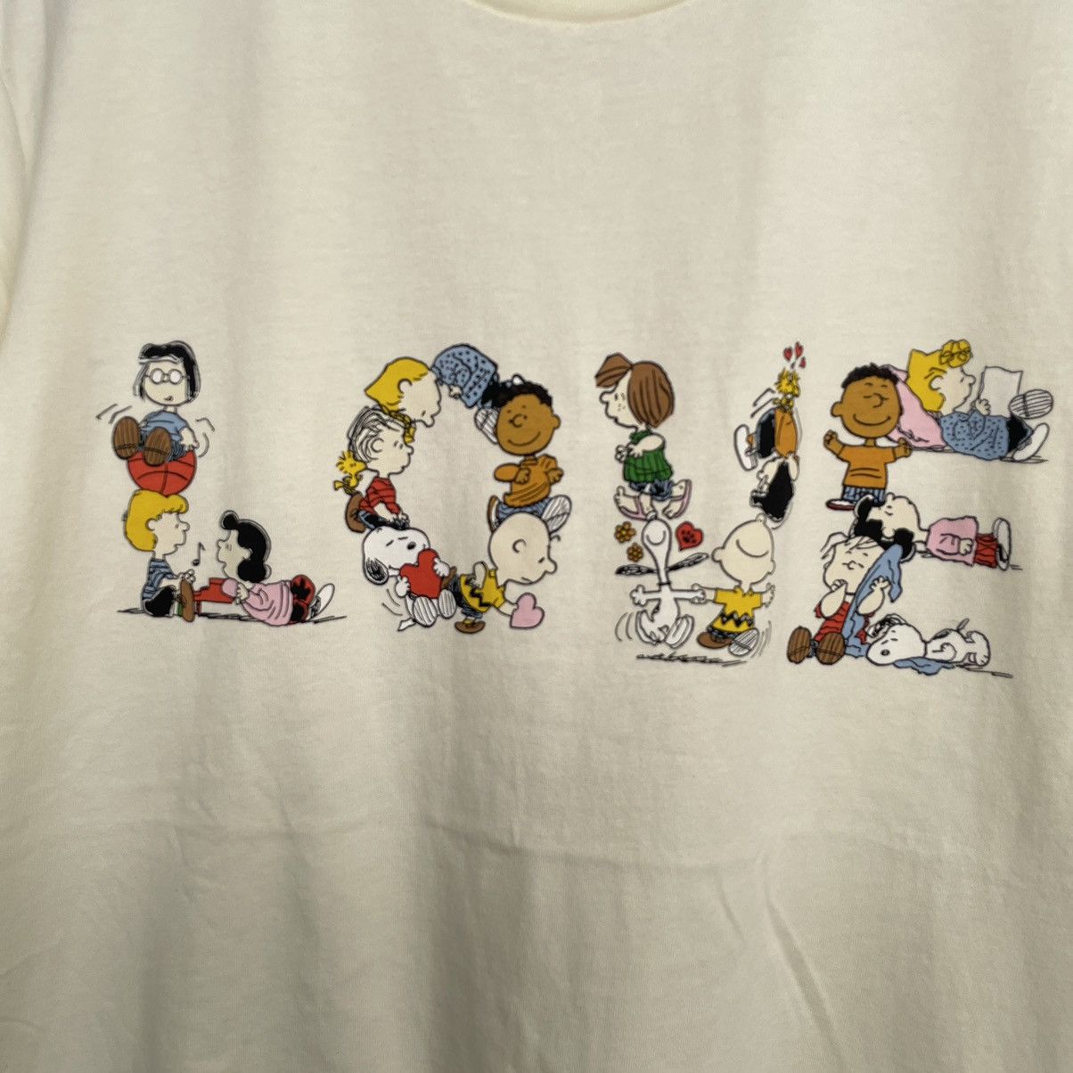 Japanese Brand × Peanuts Peanuts Snoopy Peace For All Collabration T Shirt Size US L / EU 52-54 / 3 - 2 Thumbnail