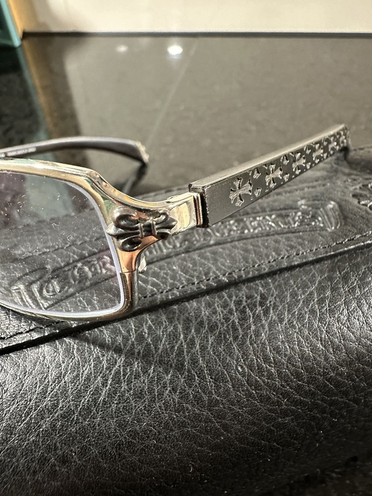 Chrome Hearts Chrome Hearts Engraved Glasses Size ONE SIZE - 1 Thumbnail