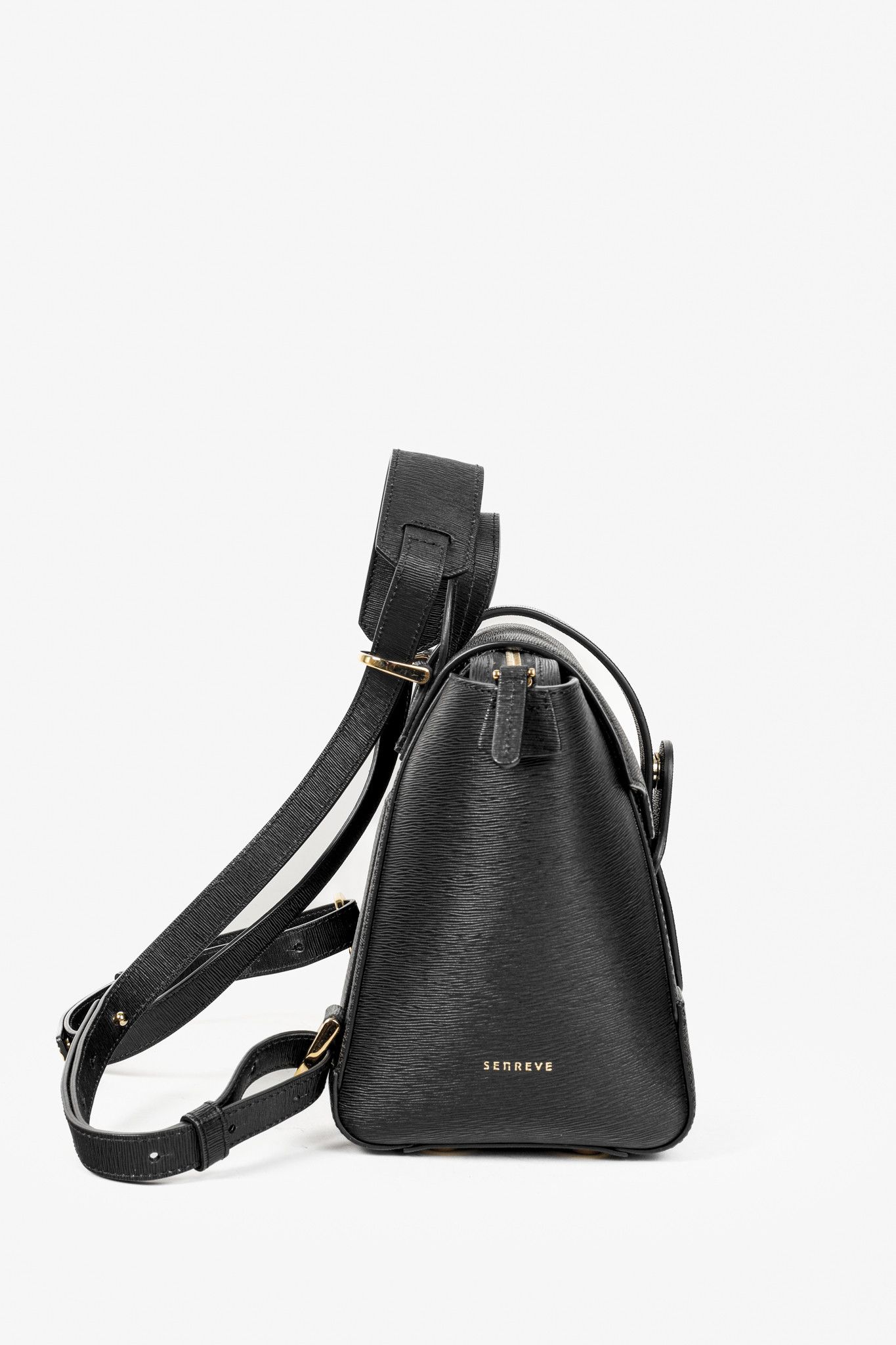 Other Senreve Mini Maestra Mimosa Black Leather Bag Size ONE SIZE - 3 Thumbnail