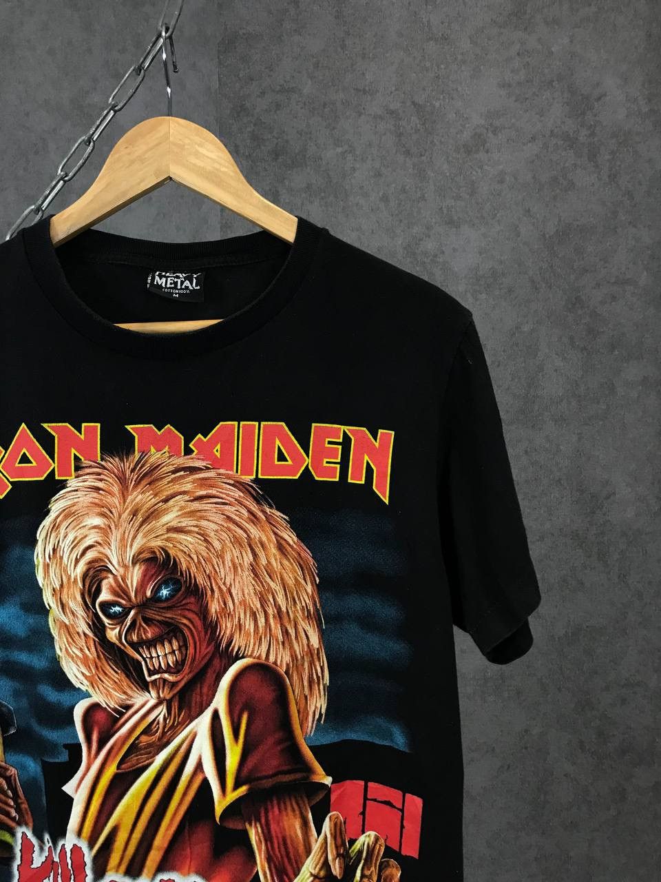 Band Tees Iron Maiden vintage overprinted rock band tee Size US M / EU 48-50 / 2 - 3 Thumbnail