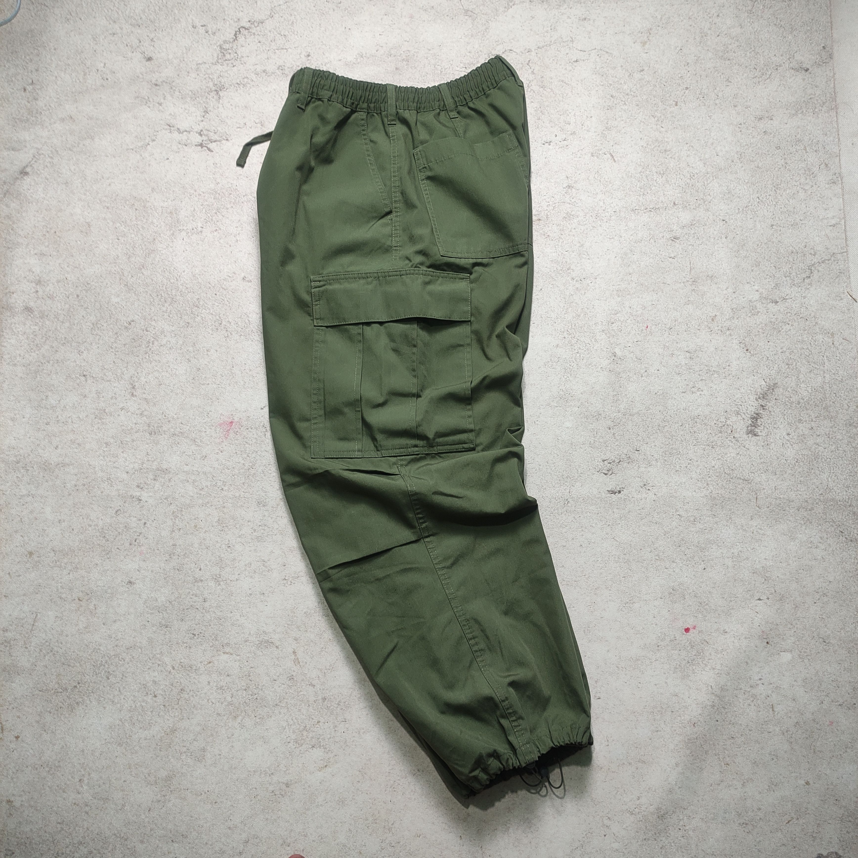 GU × Japanese Brand Gu Super Wide Cargo Ballon Pants Style Yohji Yamamoto Size US 29 - 2 Thumbnail