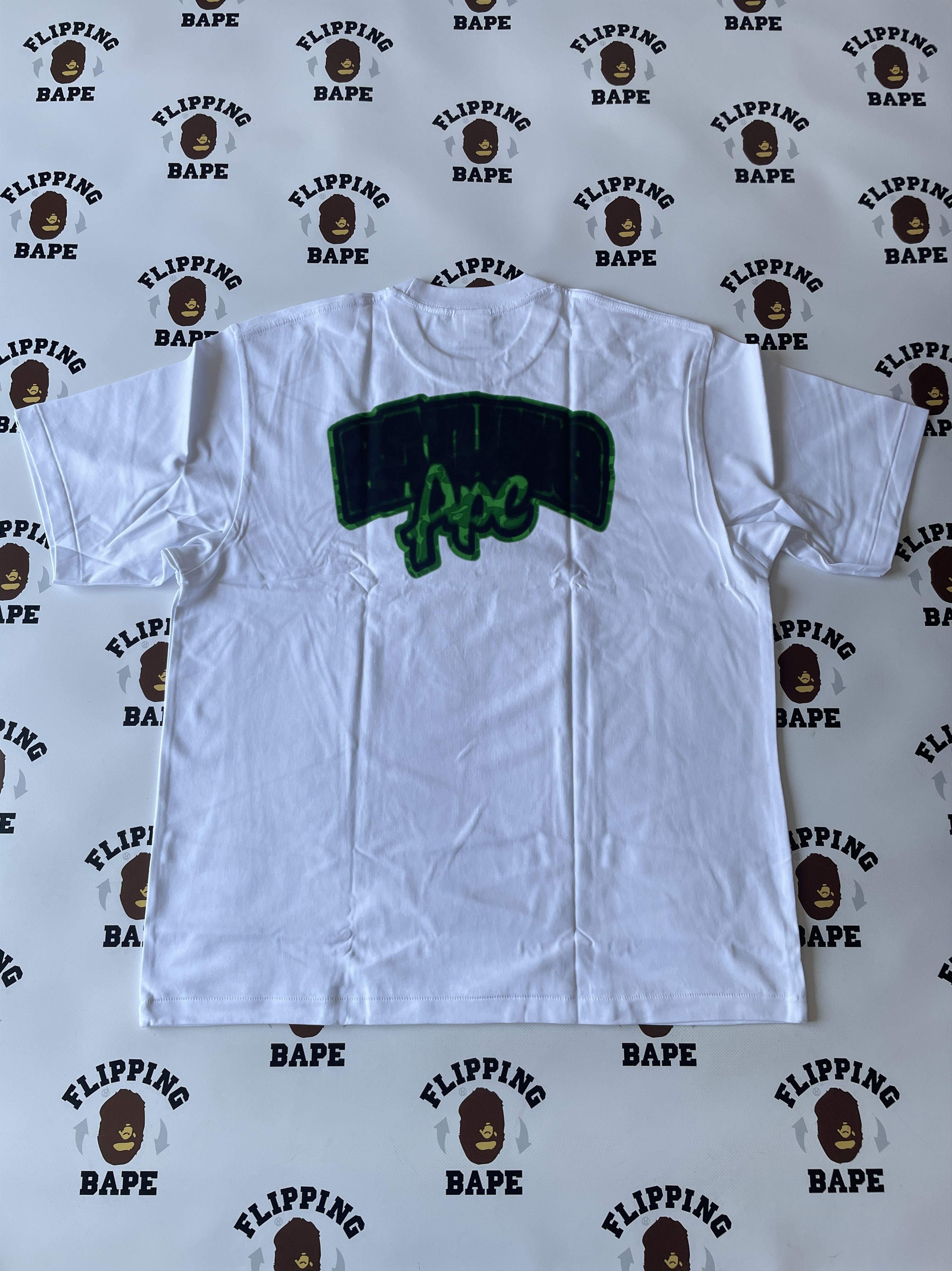 Bape BAPE SPRAY FRANKENSTEIN RELAXED FIT TEE Size US XL / EU 56 / 4 - 2 Thumbnail