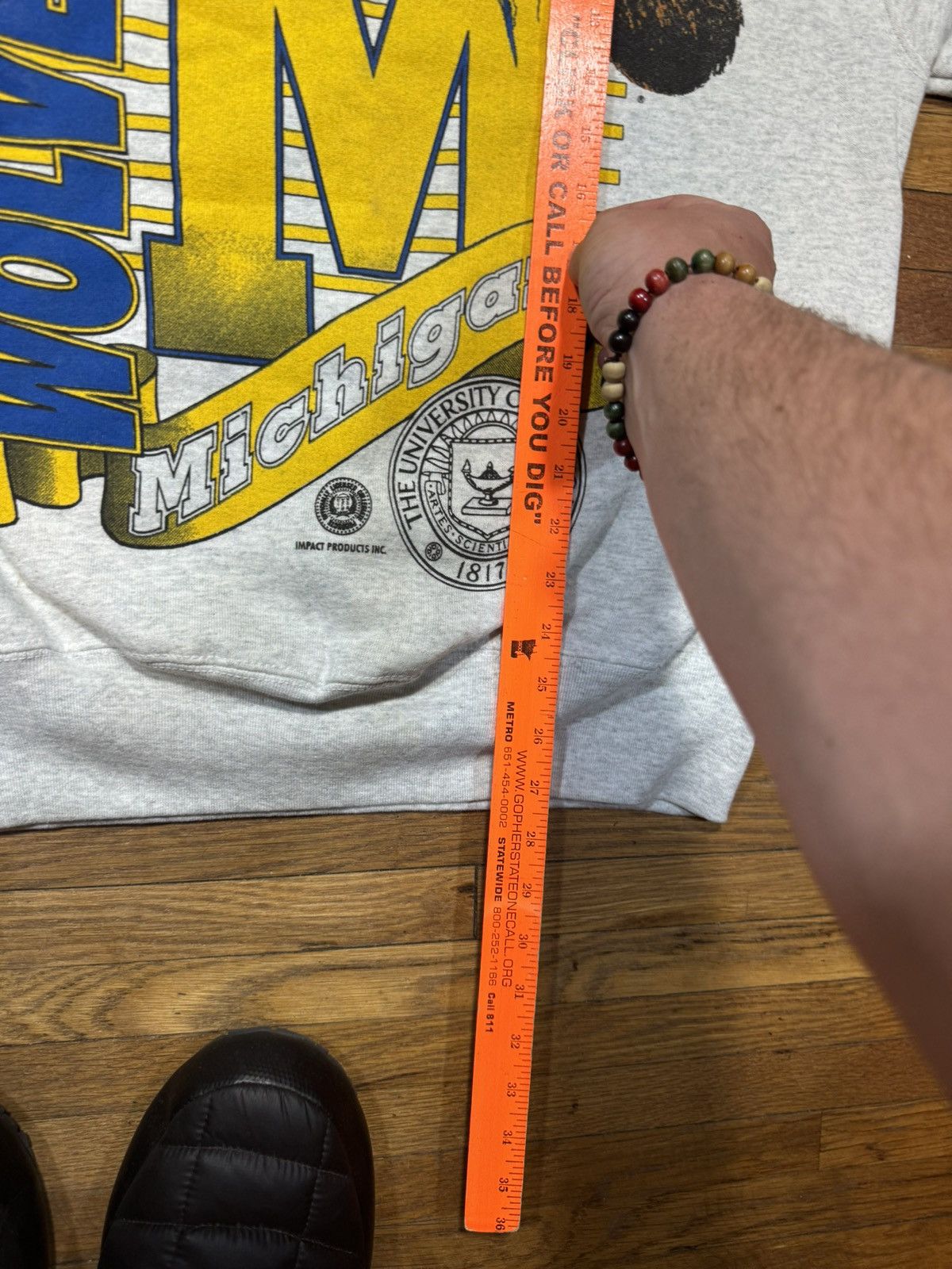 Vintage Vintage Michigan Wolverines Sweatshirt Size US L / EU 52-54 / 3 - 6 Thumbnail