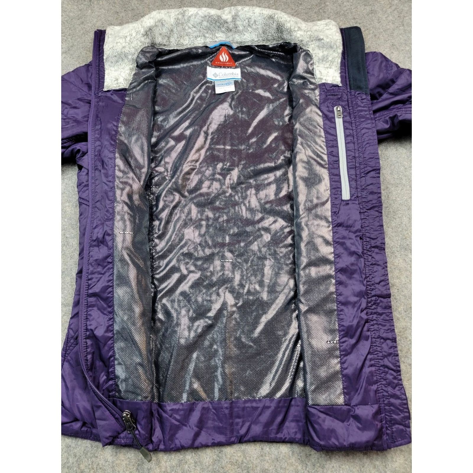 Vintage Columbia Interchange Omni Heat Jacket Womens Small Purple Full Zip Outdoor Jacket Interchange Omni Heat Purple 90s? Not applicable Size S / US 4 / IT 40 - 7 Thumbnail