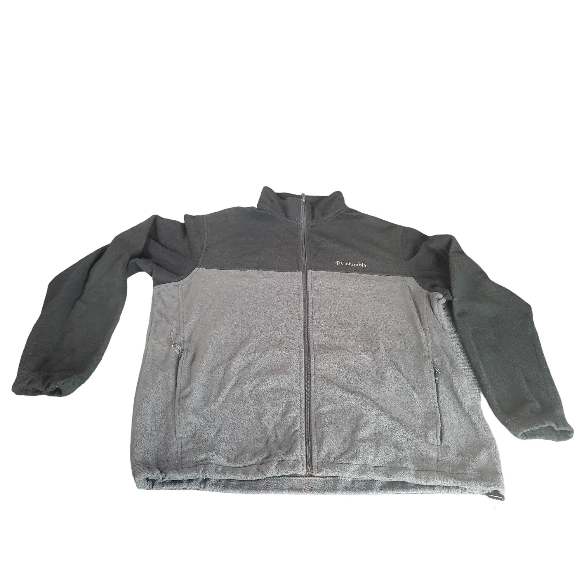 Columbia Columbia Granite Mountain Fleece Jacket Men Sz XL Gray Black Size US XL / EU 56 / 4 - 1 Thumbnail
