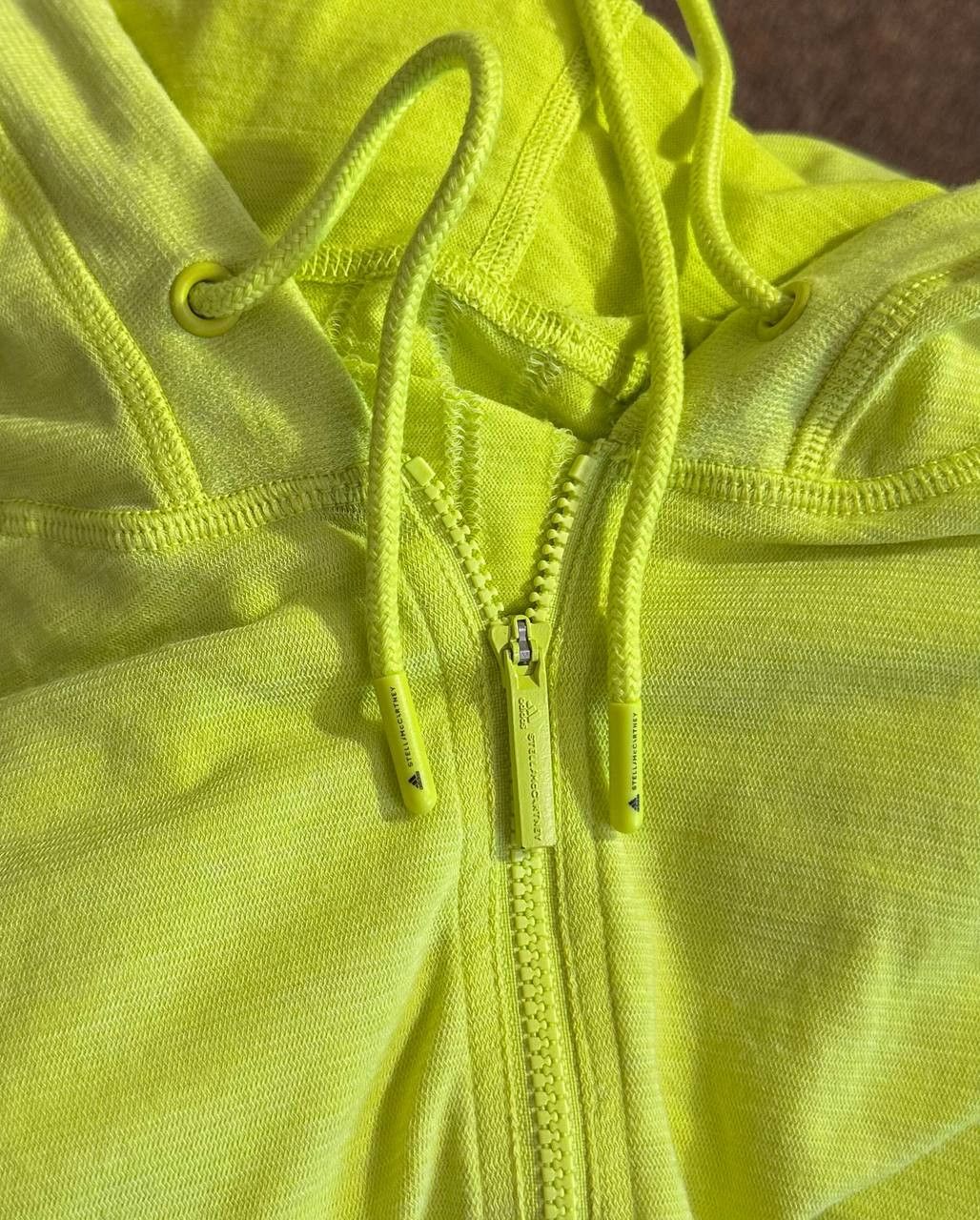 Adidas × Stella McCartney Adidas by Stella McCartney T-shirt 1/2 zip green wool mixed Size S / US 4 / IT 40 - 2 Thumbnail