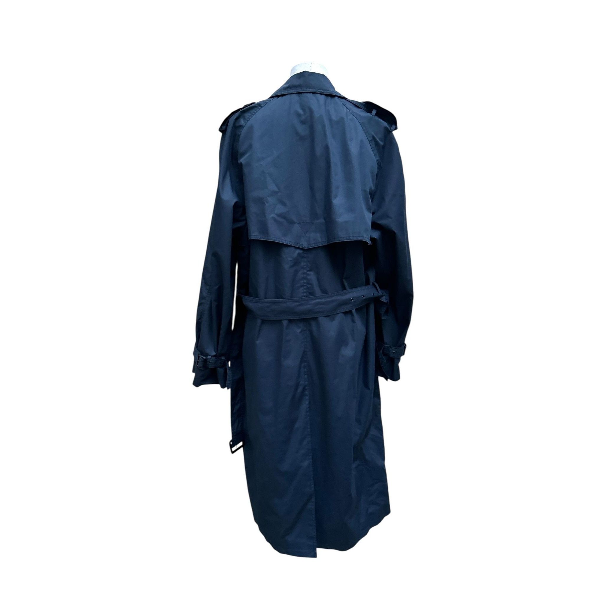 Yves Saint Laurent Navy Trench Coat Size US M / EU 48-50 / 2 - 5 Thumbnail
