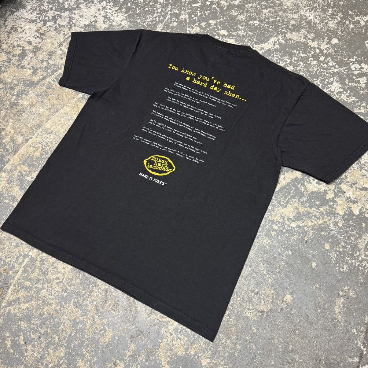 Vintage Vintage Work Hard Play Harder Mikes Hard Lemonade Beer 90s Size US XL / EU 56 / 4 - 11 Thumbnail