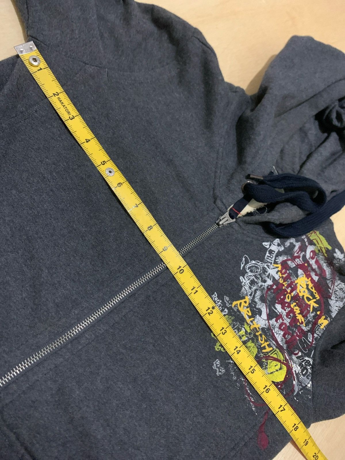 Hysteric Glamour × If Six Was Nine × Japanese Brand Theres Rock Zip Hoodie ifsixwasnine Punk style Size US L / EU 52-54 / 3 - 13 Thumbnail