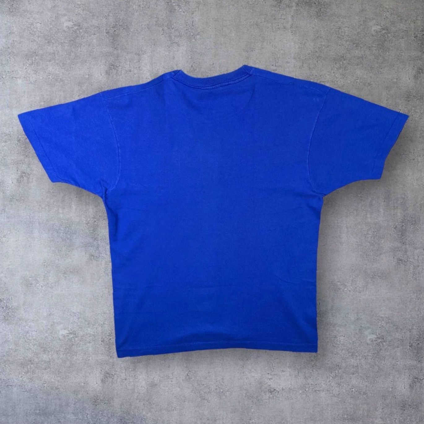 Fruit Of The Loom VINTAGE SMU Mustangs T-Shirt XL Blue Cotton Graphic Print Short Sleeve Men Size XL Large Size US L / EU 52-54 / 3 - 2 Thumbnail