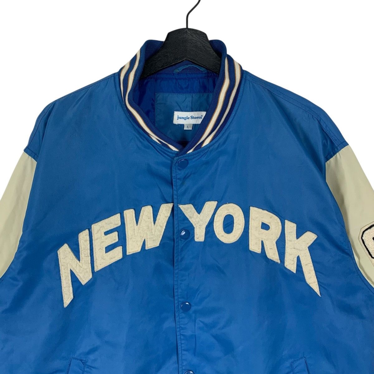 Japanese Brand Jungle Storm JapaneseBrand StreetWear Varsity Light Jacket Size US L / EU 52-54 / 3 - 3 Thumbnail