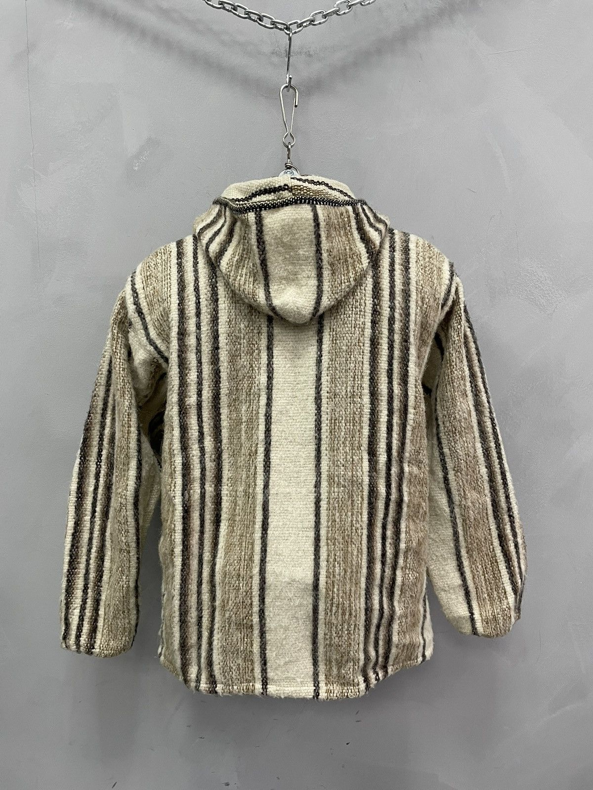 Nirvana Kurt kobain style Knit Wool aztec zip hoodie 90s Vintage Size US M / EU 48-50 / 2 - 6 Thumbnail