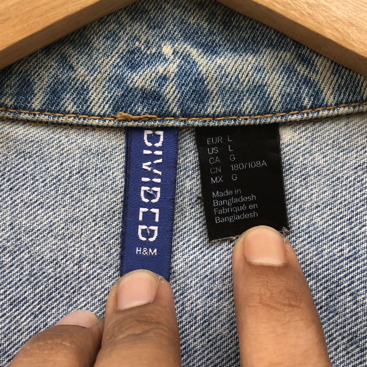 H&M DIVIDED H&M Jeans Distressed Wash Blue Denim Jacket Size US L / EU 52-54 / 3 - 17 Thumbnail