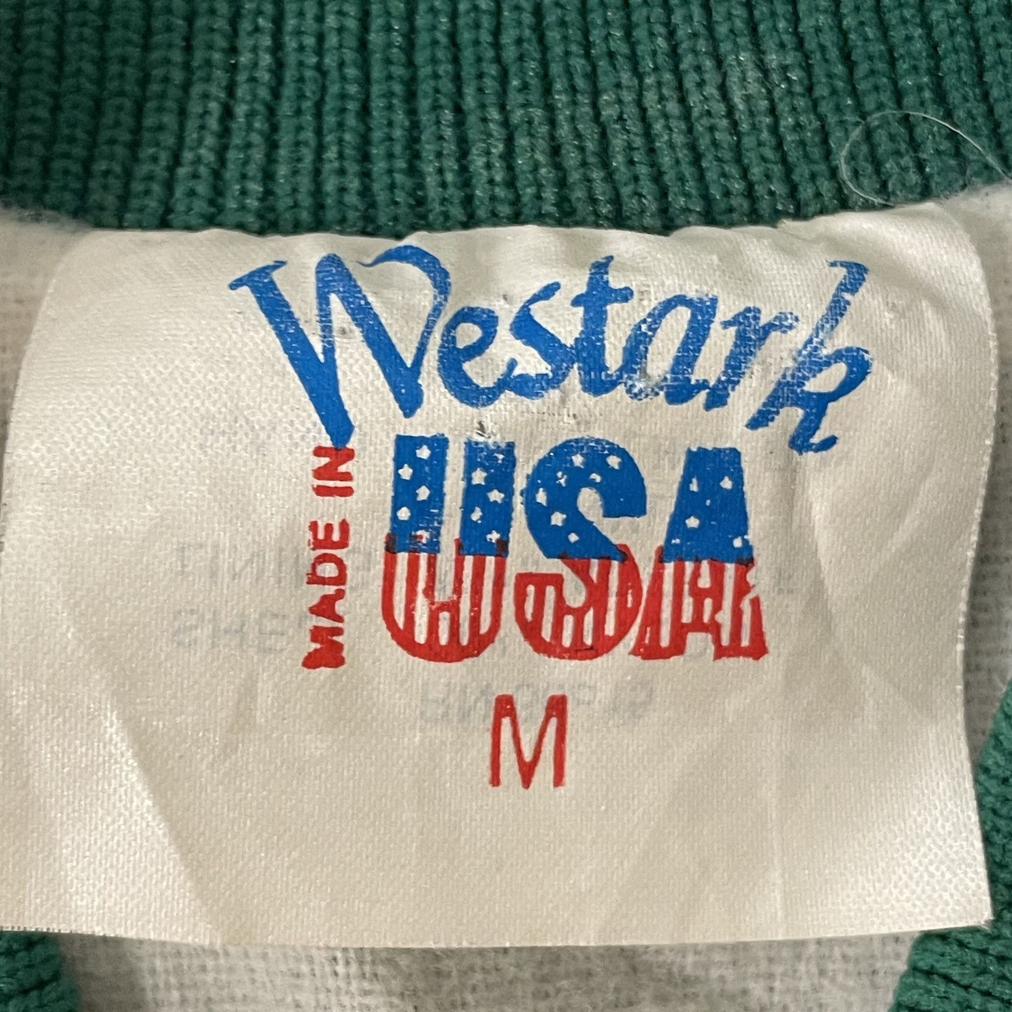 Other Vtg Westark USA SHINY Green Bomber AME 1989 SATIN Jacket Size US M / EU 48-50 / 2 - 4 Thumbnail