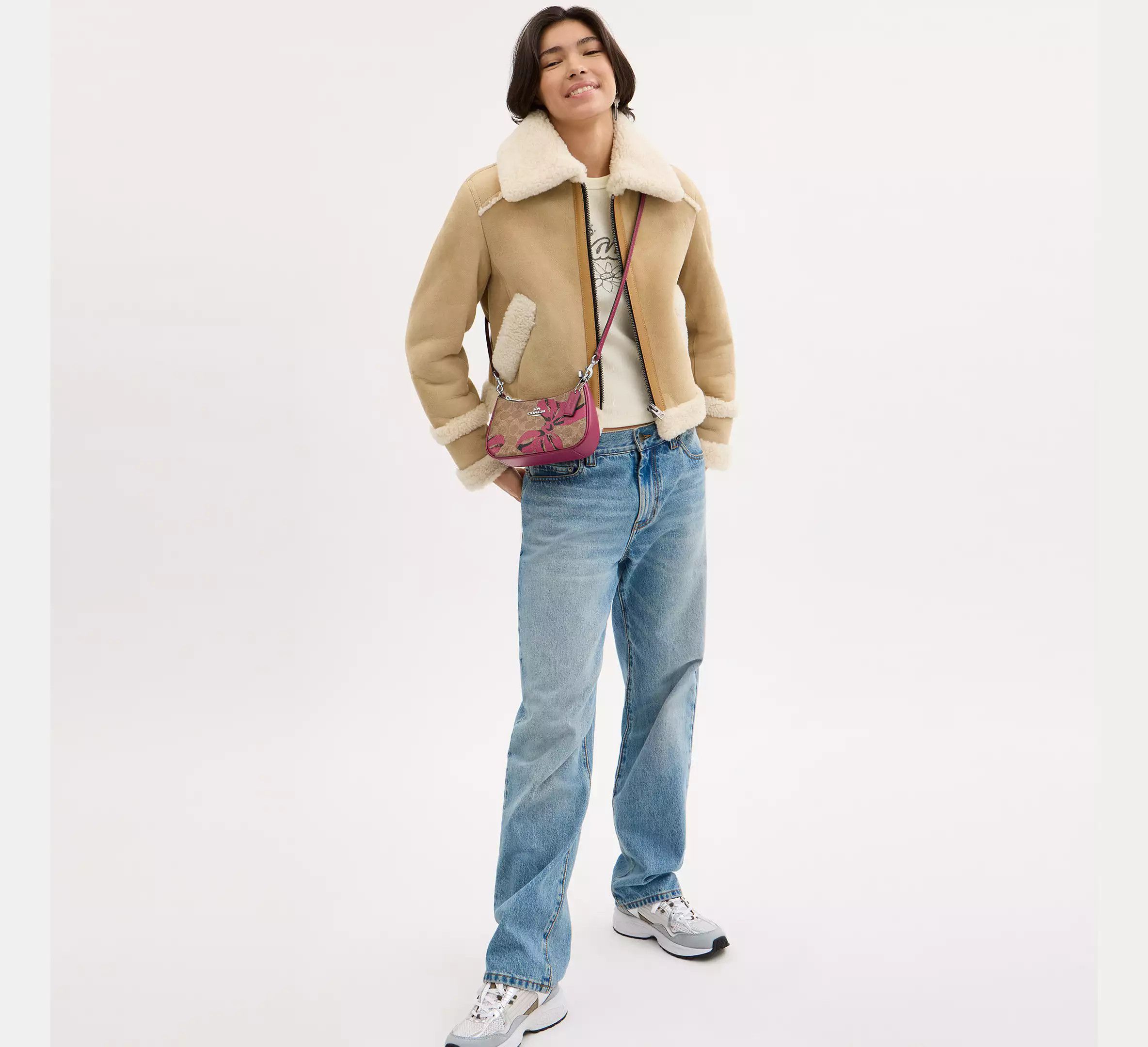 Coach Teri Mini Crossbody Bag With Bow Print CY733 Size ONE SIZE - 4 Thumbnail