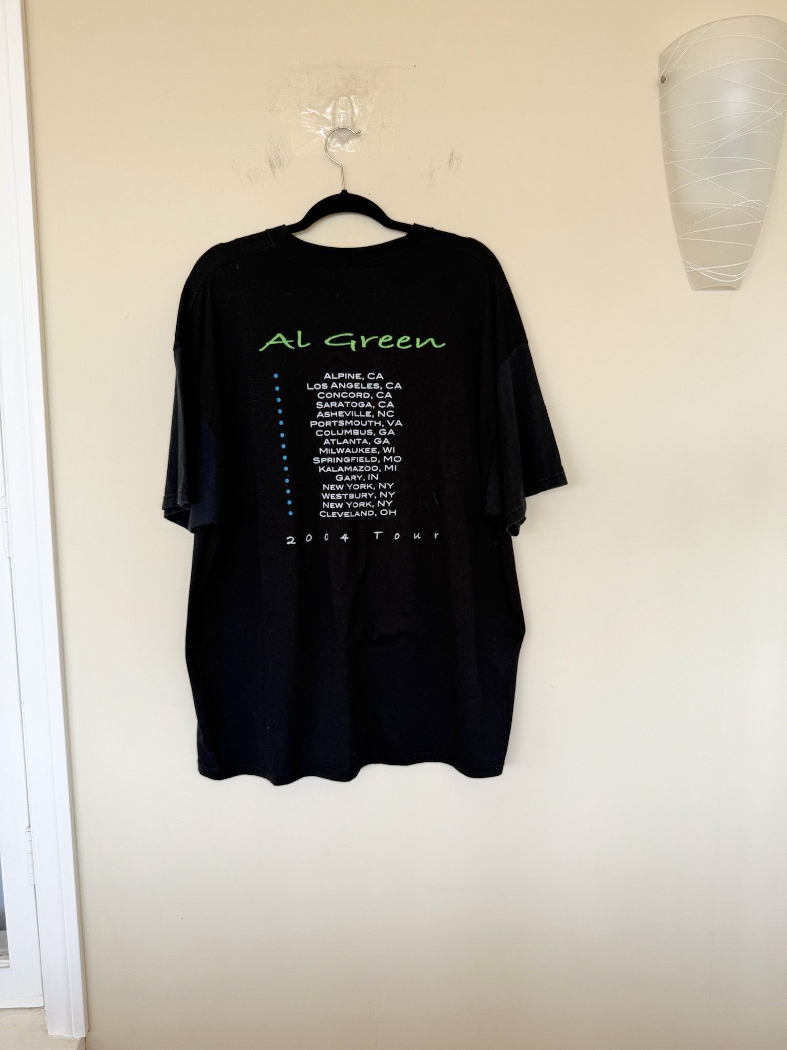 Vintage Vintage Al Green 2004 Tour Tee Size US XL / EU 56 / 4 - 2 Thumbnail