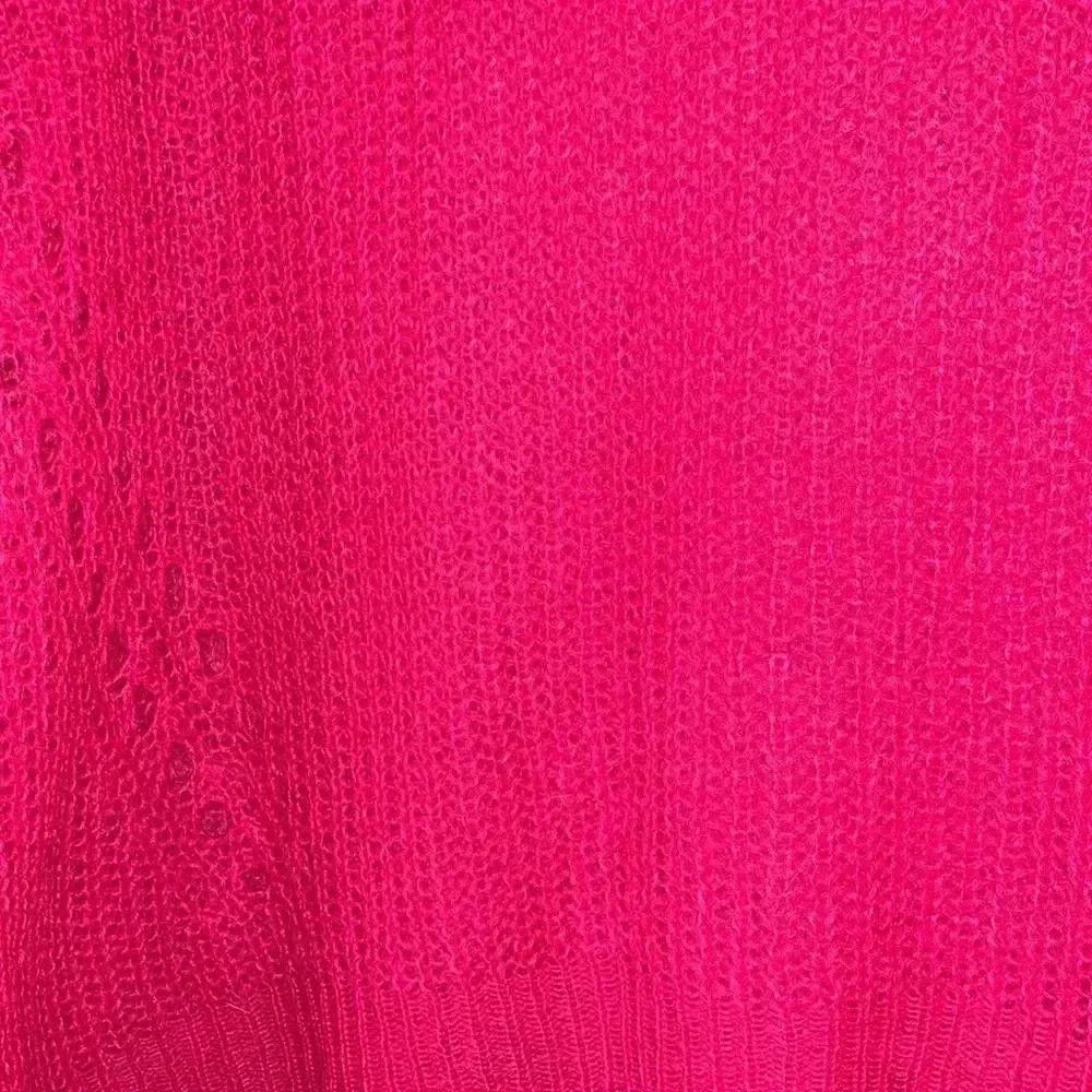 Designer Trendy Knit Sweater in Bright Pink Size S / US 4 / IT 40 - 3 Thumbnail