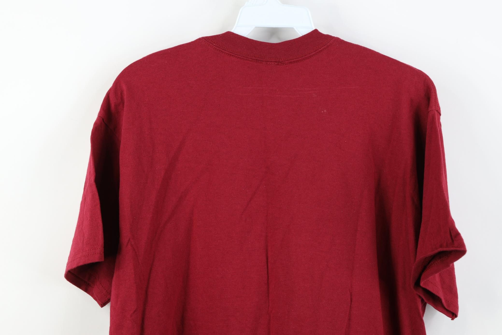 Vintage Vintage 90s Spell Basketball Short Sleeve T-Shirt Red Cotton Size US S / EU 44-46 / 1 - 12 Thumbnail