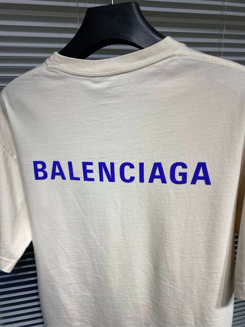 Balenciaga Balenciaga Letter printed logo short sleeves 2503-Nextarrow Size US S / EU 44-46 / 1 - 8 Thumbnail