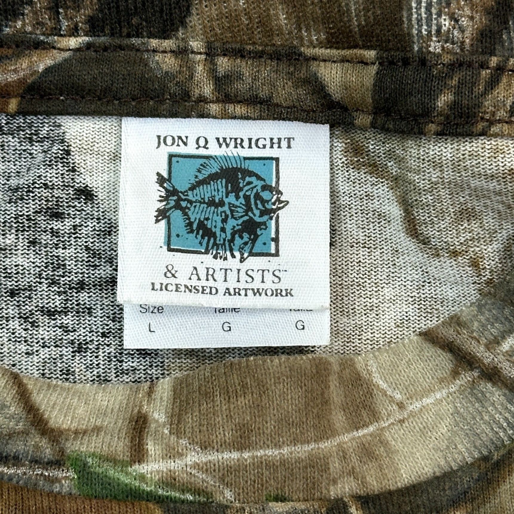 Realtree Vintage Jon Q Wright Shirt Mens Large Realtree Hardwoods Camo Turkey Deadstock Shirt Mens Large Realtree Hardwoods Camo Turkey Deadstock Size US L / EU 52-54 / 3 - 4 Thumbnail