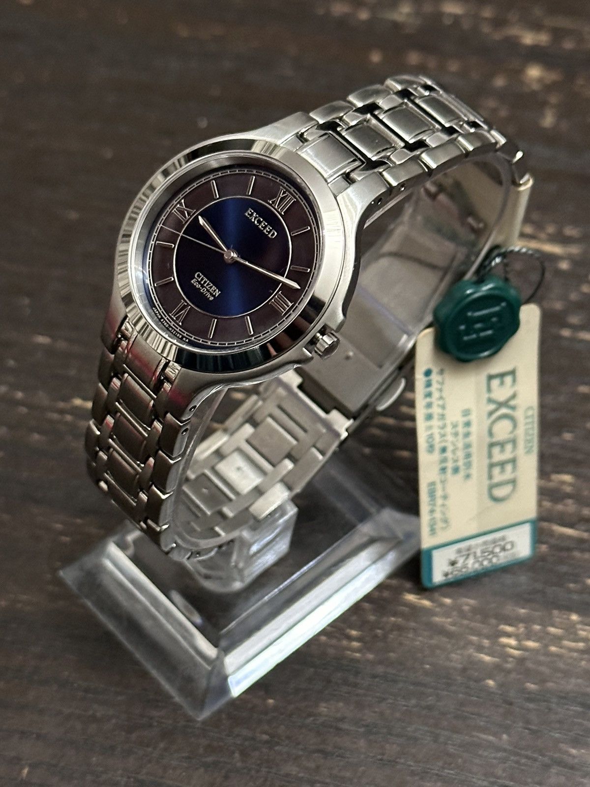 Citizen 1998 Citizen Eco-Drive Dark-Navy/Purple Dial S.steel Watch Size ONE SIZE - 4 Thumbnail
