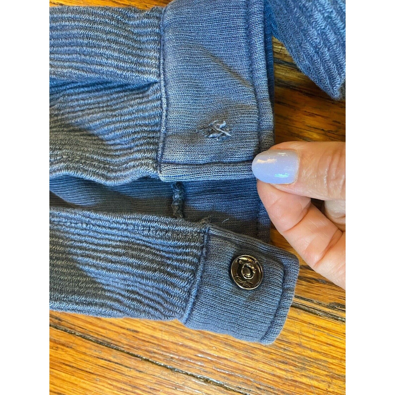 Other Thread & Supply Lewis Shacket Womens M Jacket Blue Oversized Size M / US 6-8 / IT 42-44 - 6 Thumbnail