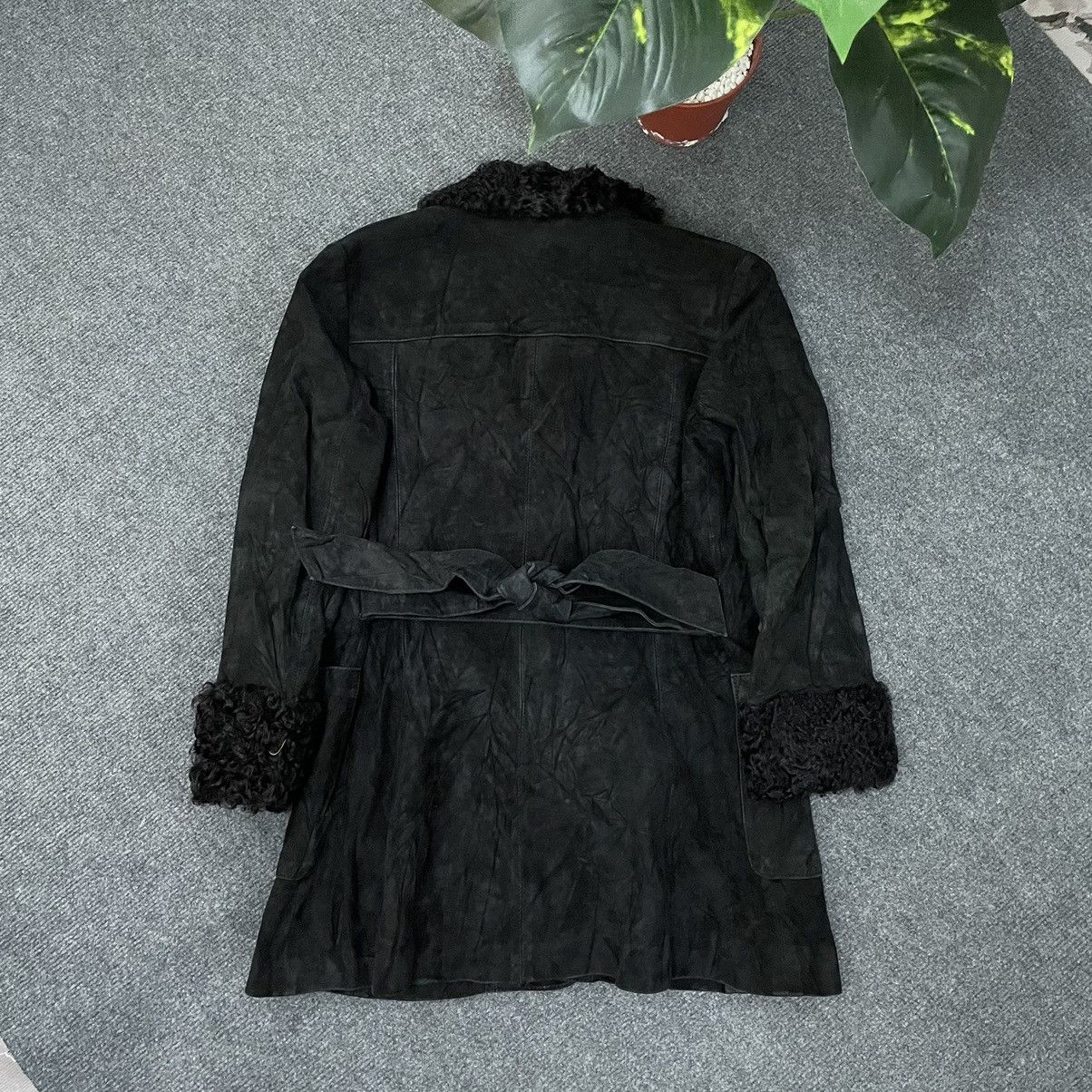 Genuine Leather × Japanese Brand × Vintage Crazy Horse Shephard Black Suede Leather Jacket Size US XS / EU 42 / 0 - 5 Thumbnail