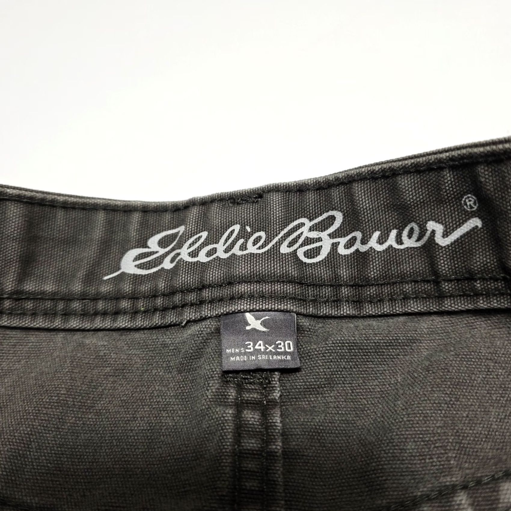 Eddie Bauer Eddie Bauer Denim Pants 34x30 Gray Straight Leg 5-Pocket Flat Front Regular Mens Casual Business Vintage: No Size US 31 - 3 Thumbnail