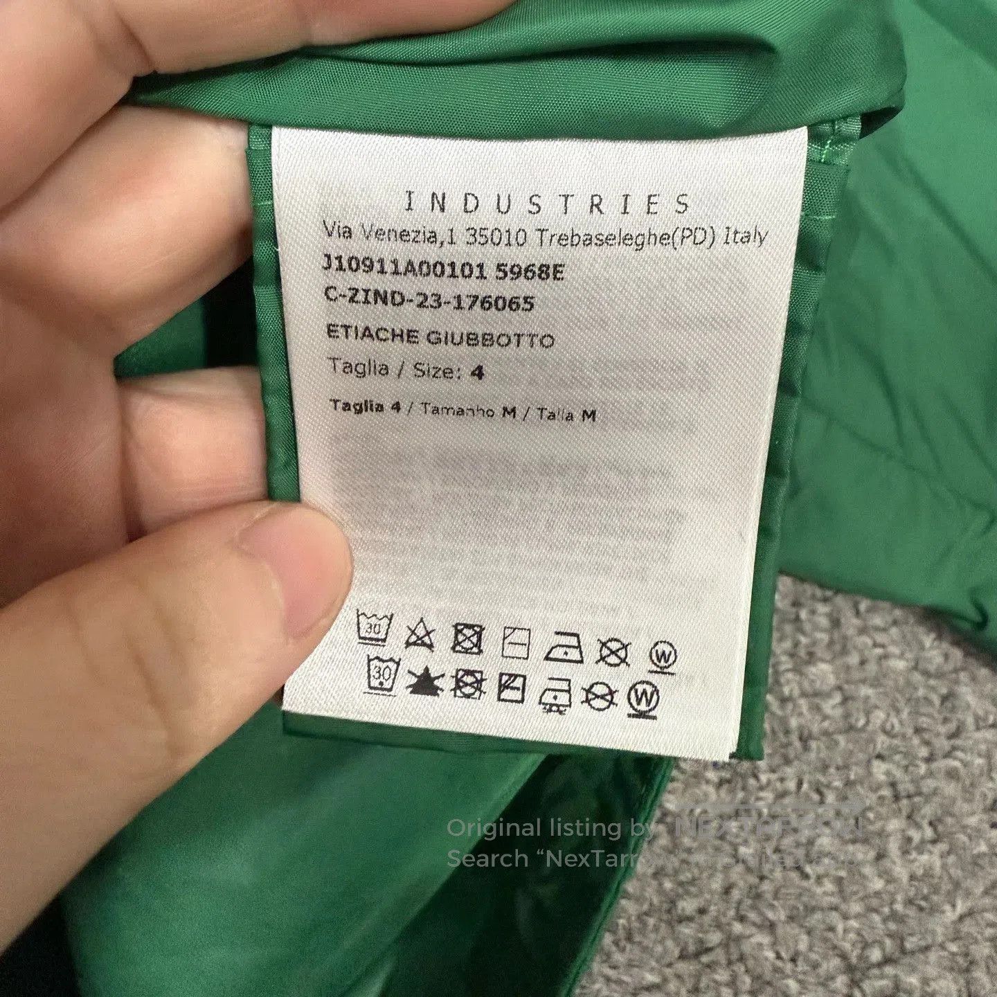 Moncler Moncler Green Hooded Arm Logo Jacket. Size US XL / EU 56 / 4 - 4 Thumbnail