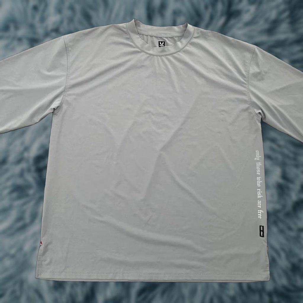 ASRV ASRV Shirt Adult Large Gray Tee Short Sleeve Crew Neck Logo Mens L Size US L / EU 52-54 / 3 - 1 Thumbnail