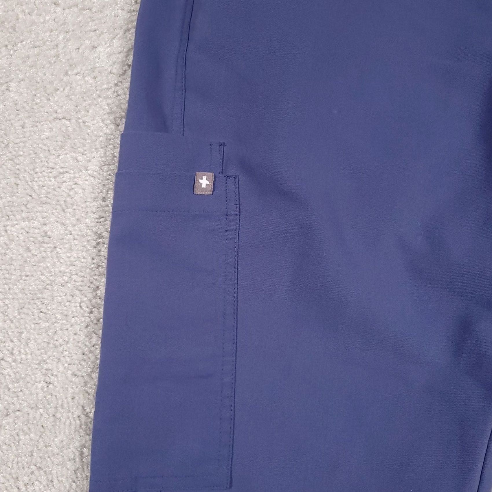 Vintage FIGS Technical Collection Pants Mens Large Blue Cargo Pocket Workwear Scrub Pants Straight Leg Size US 33 - 4 Thumbnail