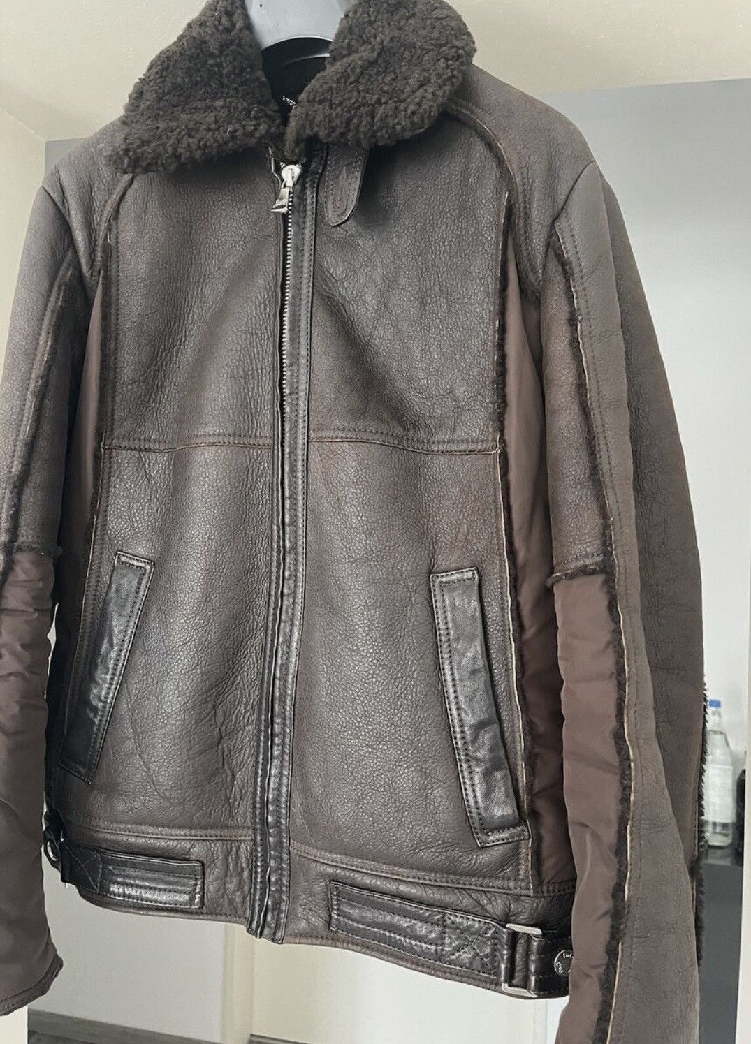 Dolce & Gabbana VINTAGE AVIATOR SHEARLING JACKET Size US M / EU 48-50 / 2 - 6 Thumbnail