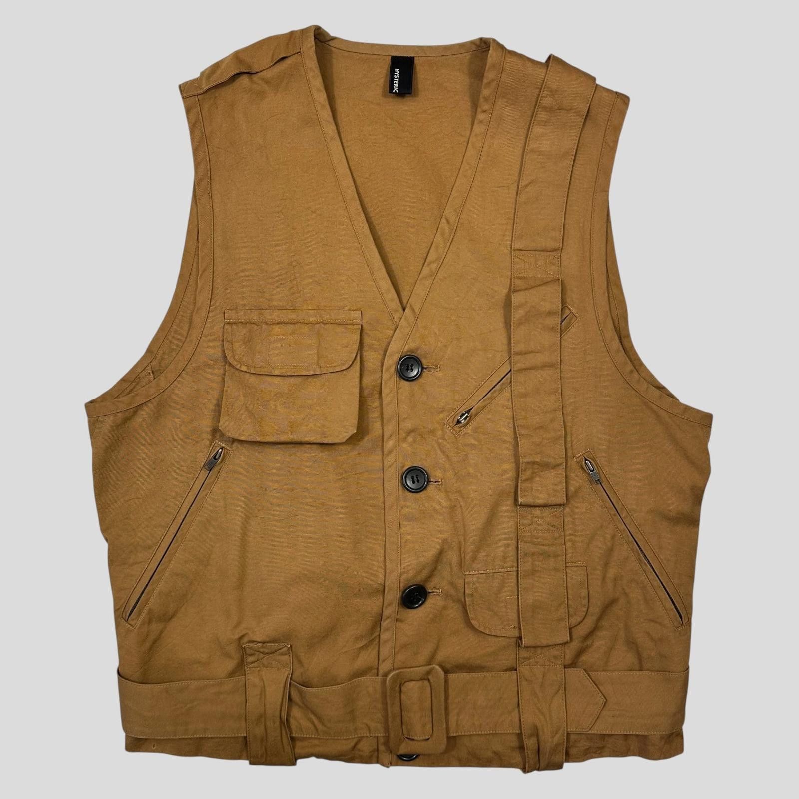 Hysteric Glamour Hysteric Glamour 90’s Belted Cargo Vest - S Size US S / EU 44-46 / 1 - 1 Thumbnail