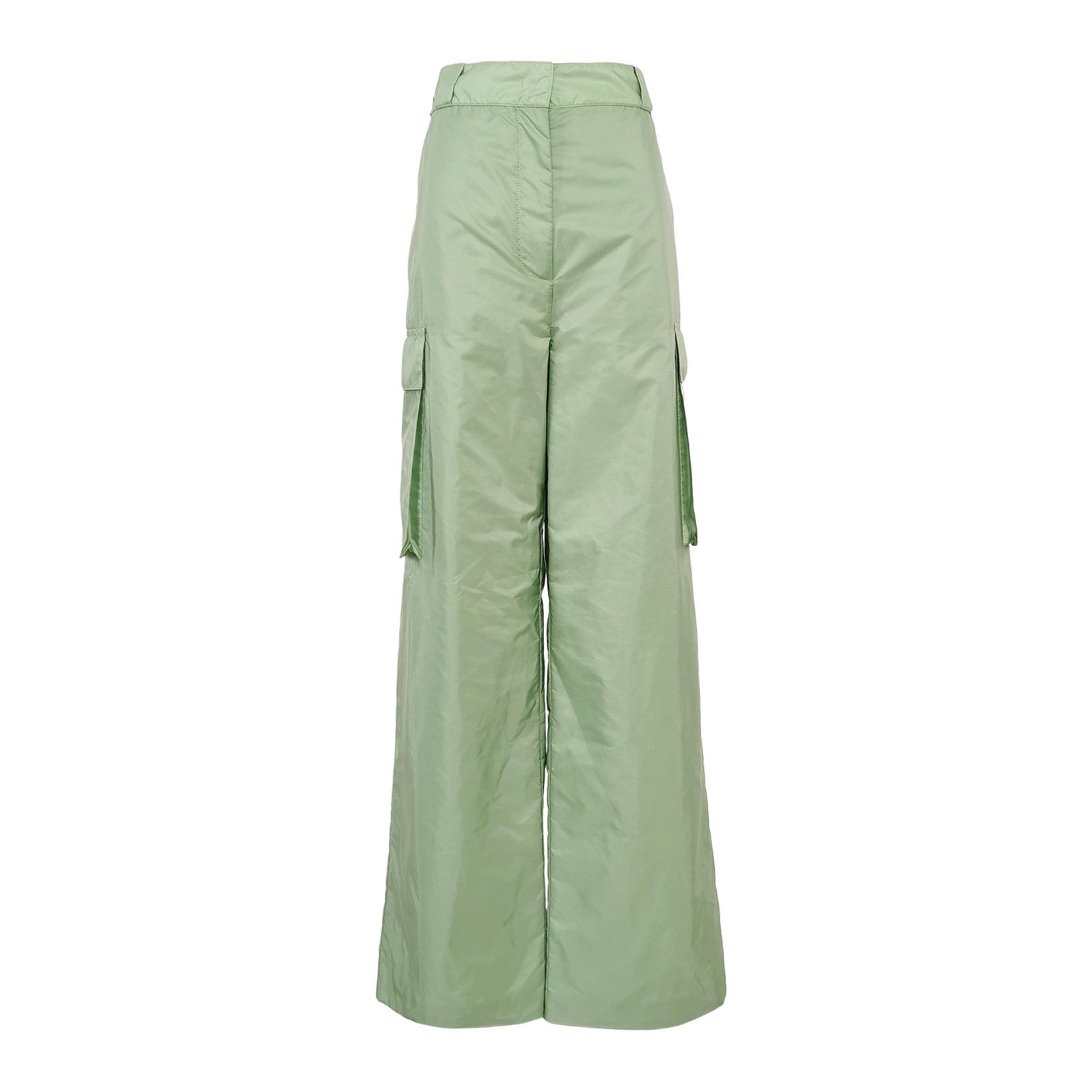 Prada Solid Triangle Logo Cargo Pants - dmc