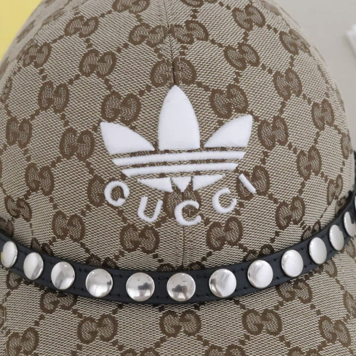 Adidas × Gucci Runway Double Sided Baseball Hat Size ONE SIZE - 6 Thumbnail