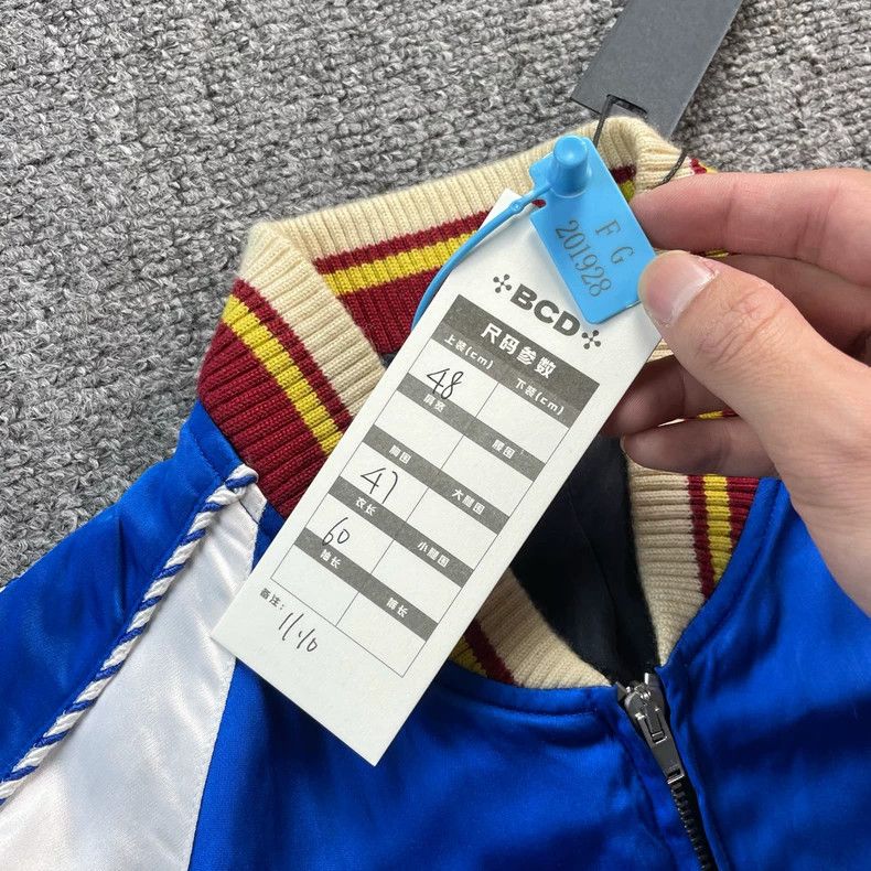Saint Laurent Paris Saint Laurent White and blue silk school uniform jacket 250 Size US M / EU 48-50 / 2 - 5 Thumbnail