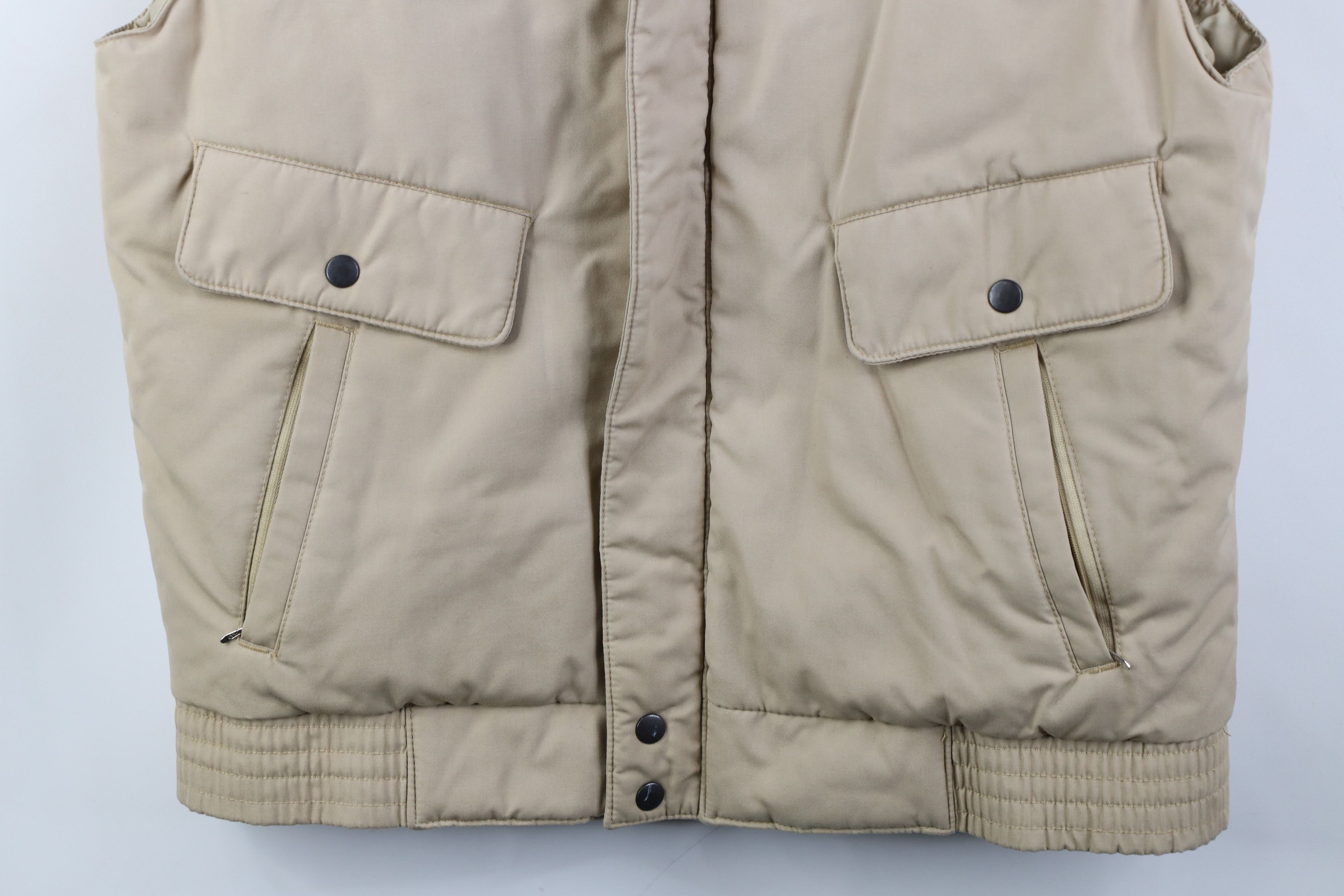 Vintage Vintage 70s Streetwear Down Buckle Collar Puffer Vest Jacket Size US M / EU 48-50 / 2 - 3 Thumbnail