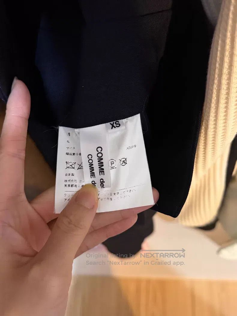 Comme des Garcons Comme Des Garcons size XS Bib straight skirt Size 23" - 3 Thumbnail