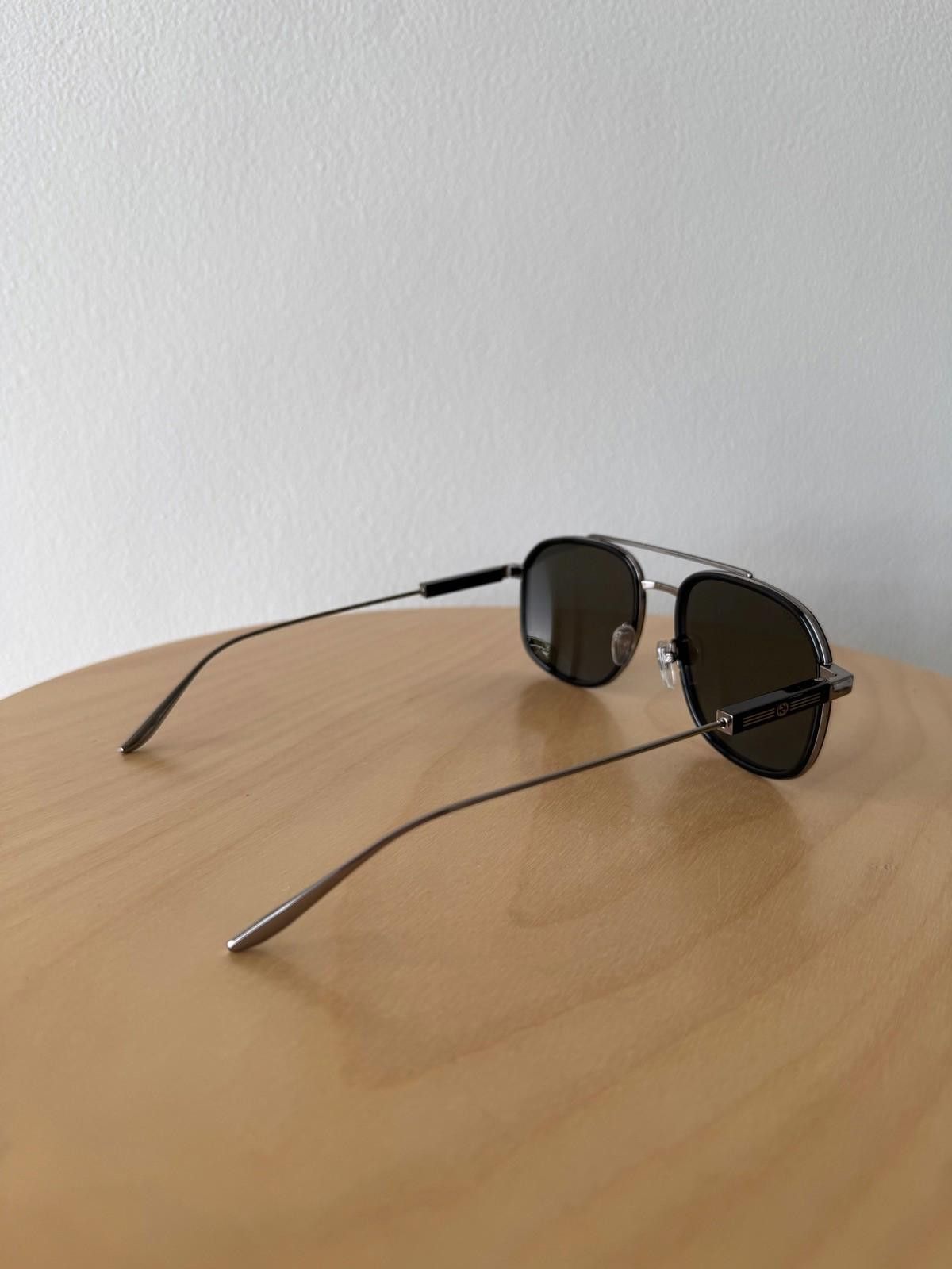 Gucci New Gucci sunglasses womens mens GG1310S 001 ruthenium grey Size ONE SIZE - 7 Thumbnail