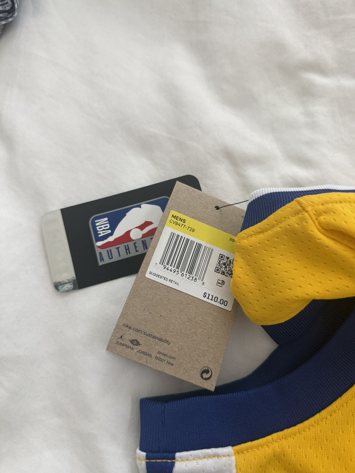 Nike NIKE NBA WARRIORS ICON CURRY DRI FIT Sz S Small 2022/2023 Size US S / EU 44-46 / 1 - 3 Thumbnail