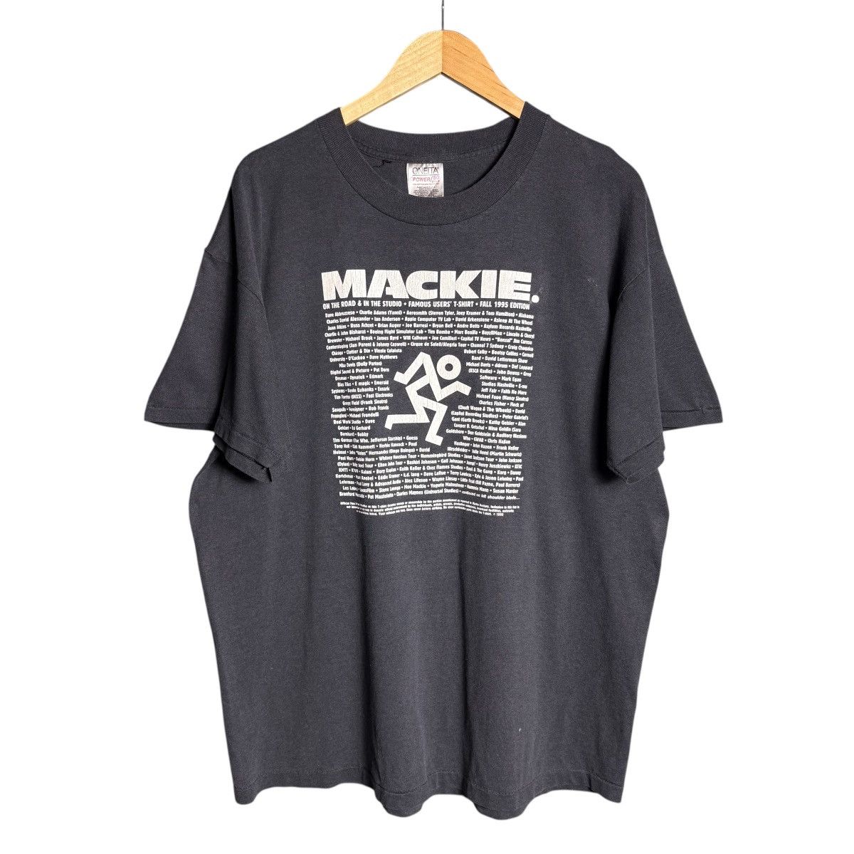 Band Tees × Vintage Vintage 90s Mackie Music Studio Record Tee / Janet Jackson Size US XL / EU 56 / 4 - 1 Thumbnail